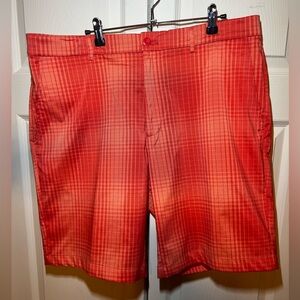 Greg Norman Lightweight Golf Short. Orange, 36W